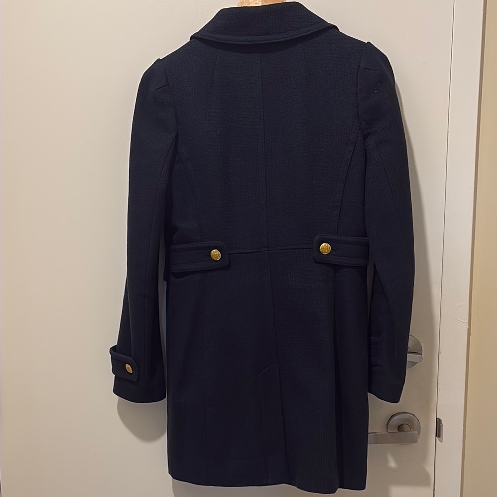 Banana Republic Navy cotton Pea Coat Classic Design - Picture 4 of 5
